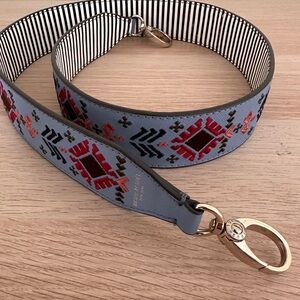 NWOT Henri Bendel Embroidered Bag Strap